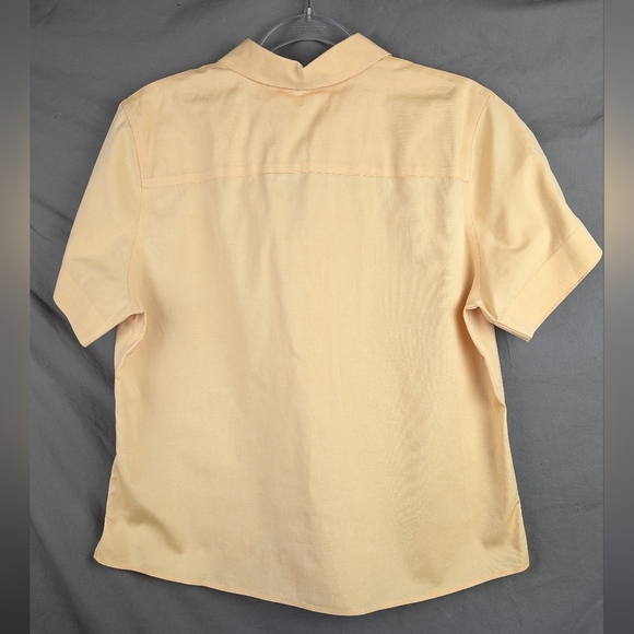 Orvis Possible Size Medium Peach Colored Button Down Shirt - Picture 8 of 12